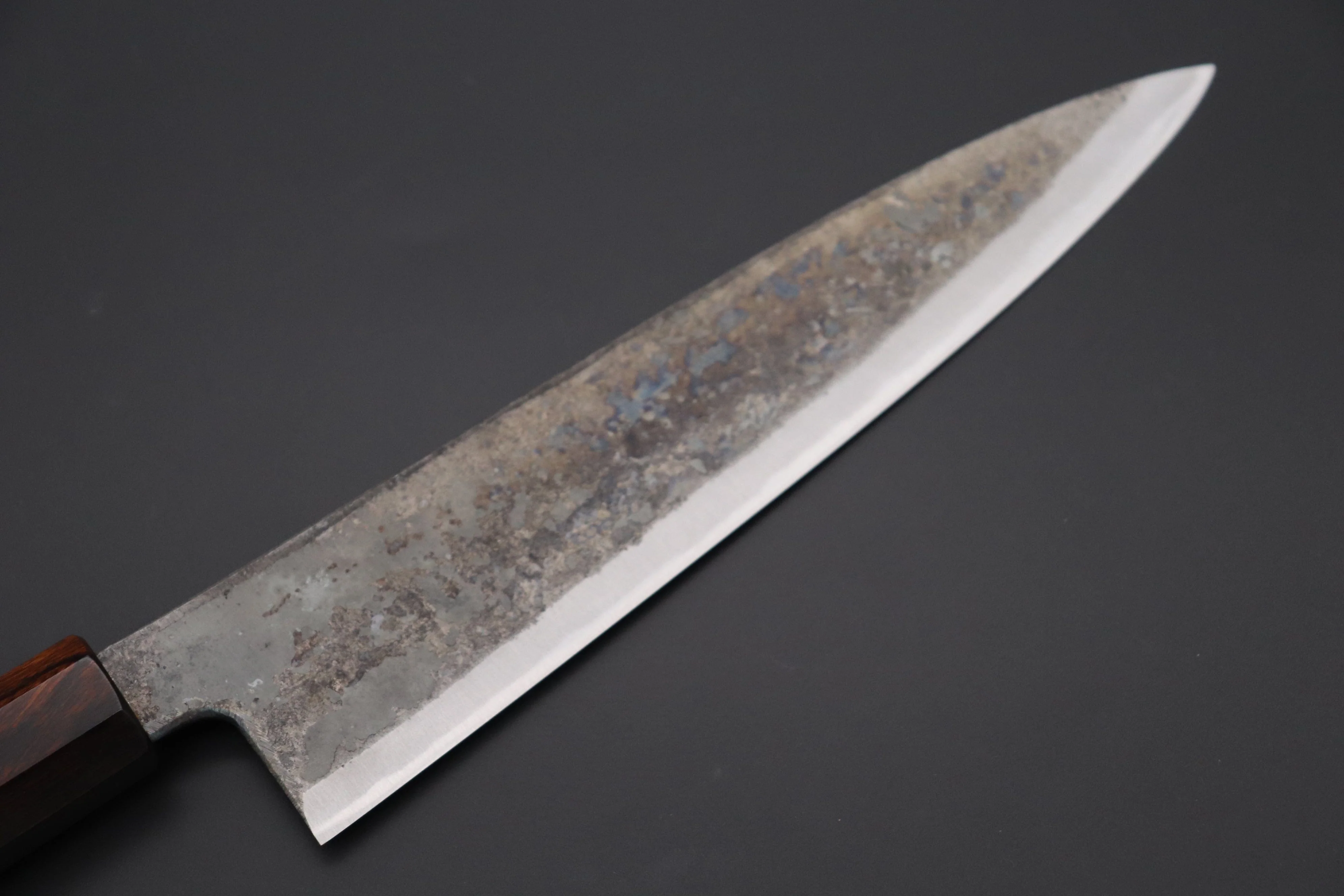 Shirou-Kunimitsu White Steel No.2 Kurouchi Series Special Edition SK-5SP42 Wa Gyuto 210mm (8.2 Inch) - Image 6