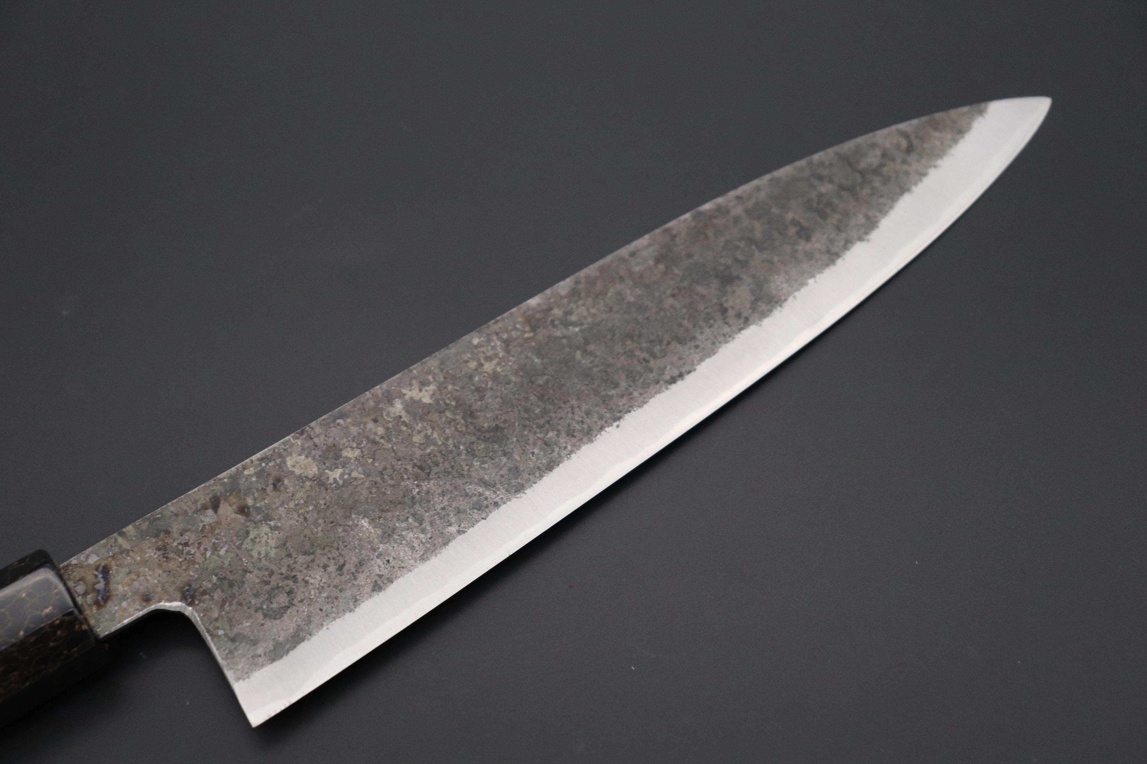 Shirou-Kunimitsu White Steel No.2 Kurouchi Series Special Edition SK-5SP45 Wa Gyuto 210mm (8.2 Inch) - Image 6