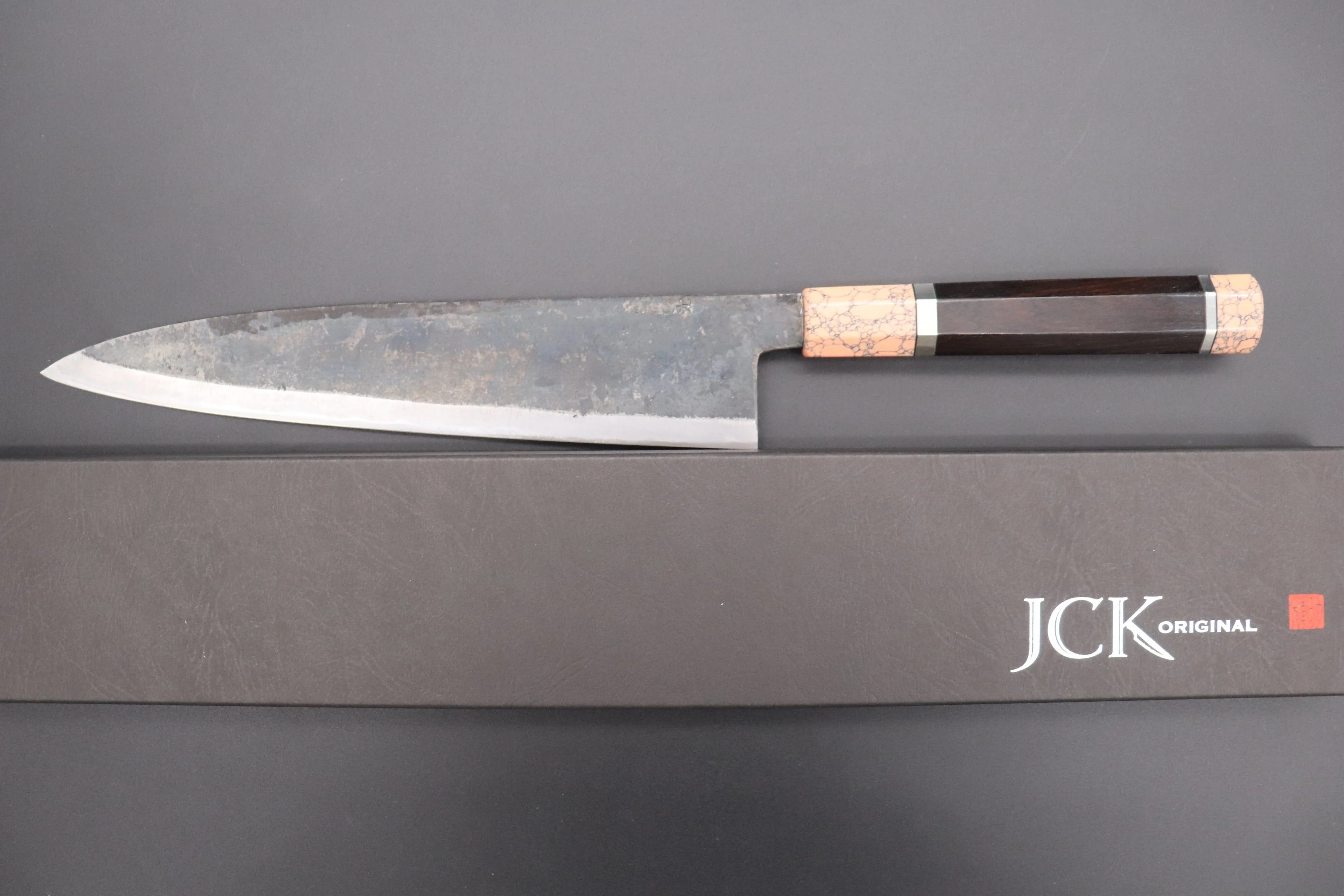 Shirou-Kunimitsu White Steel No.2 Kurouchi Series Special Edition SK-6SP36 Wa Gyuto 240mm (9.4 Inch) - Image 8