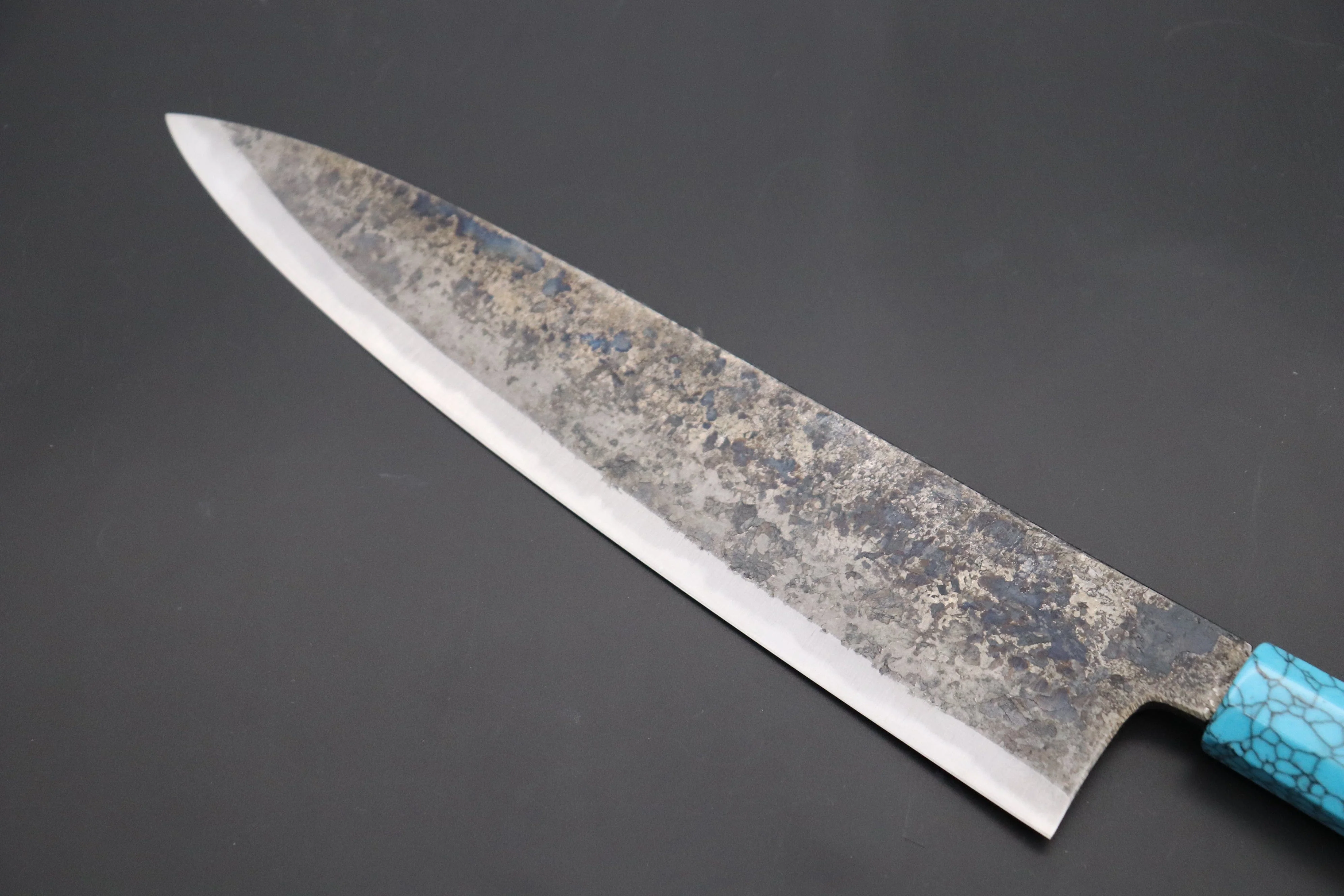 Shirou-Kunimitsu White Steel No.2 Kurouchi Series Special Edition SK-6SP41 Wa Gyuto 240mm (9.4 Inch) - Image 2