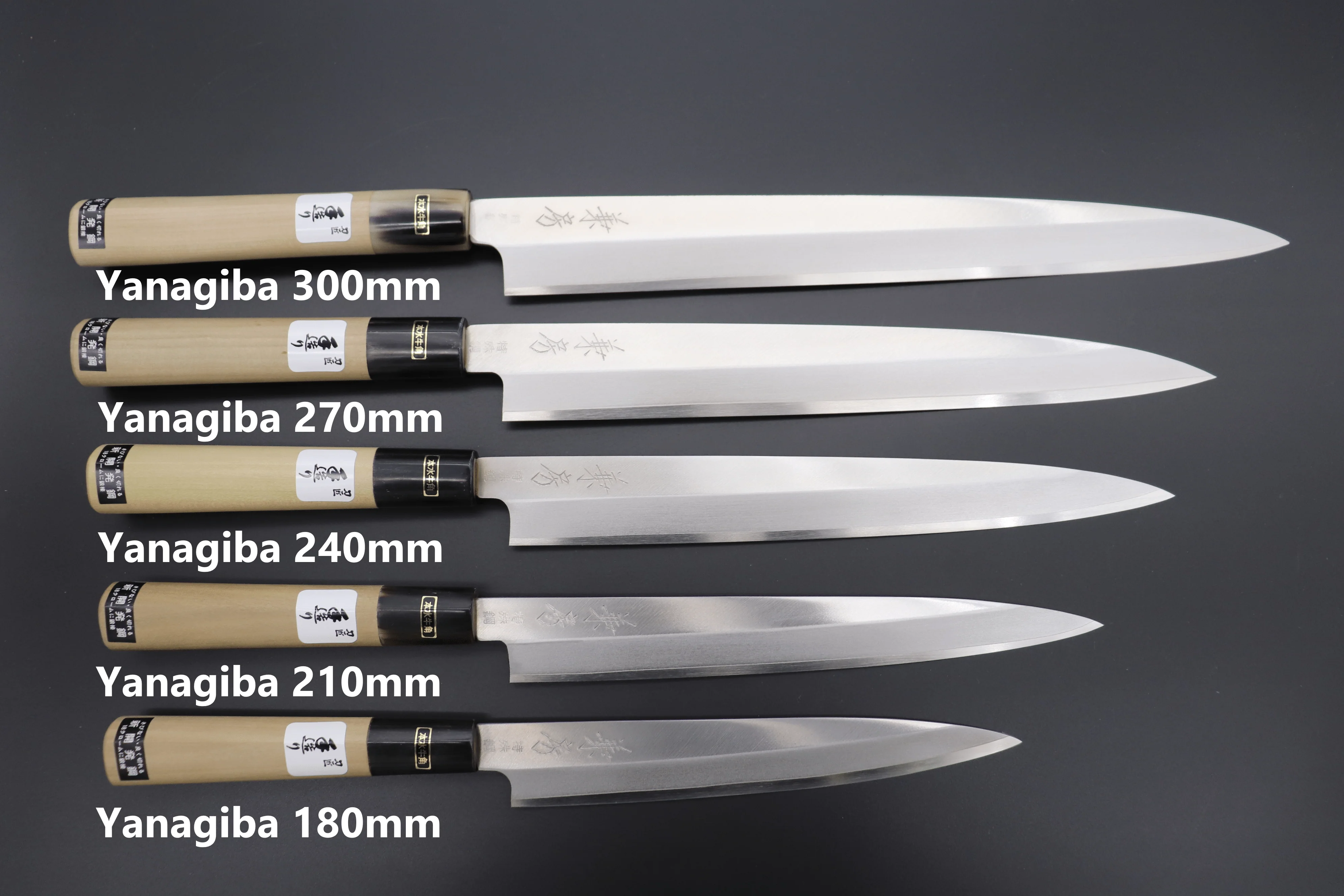 Fujiwara Kanefusa FKJ Series Yanagiba (180mm to 300mm, 5 sizes) - Image 9
