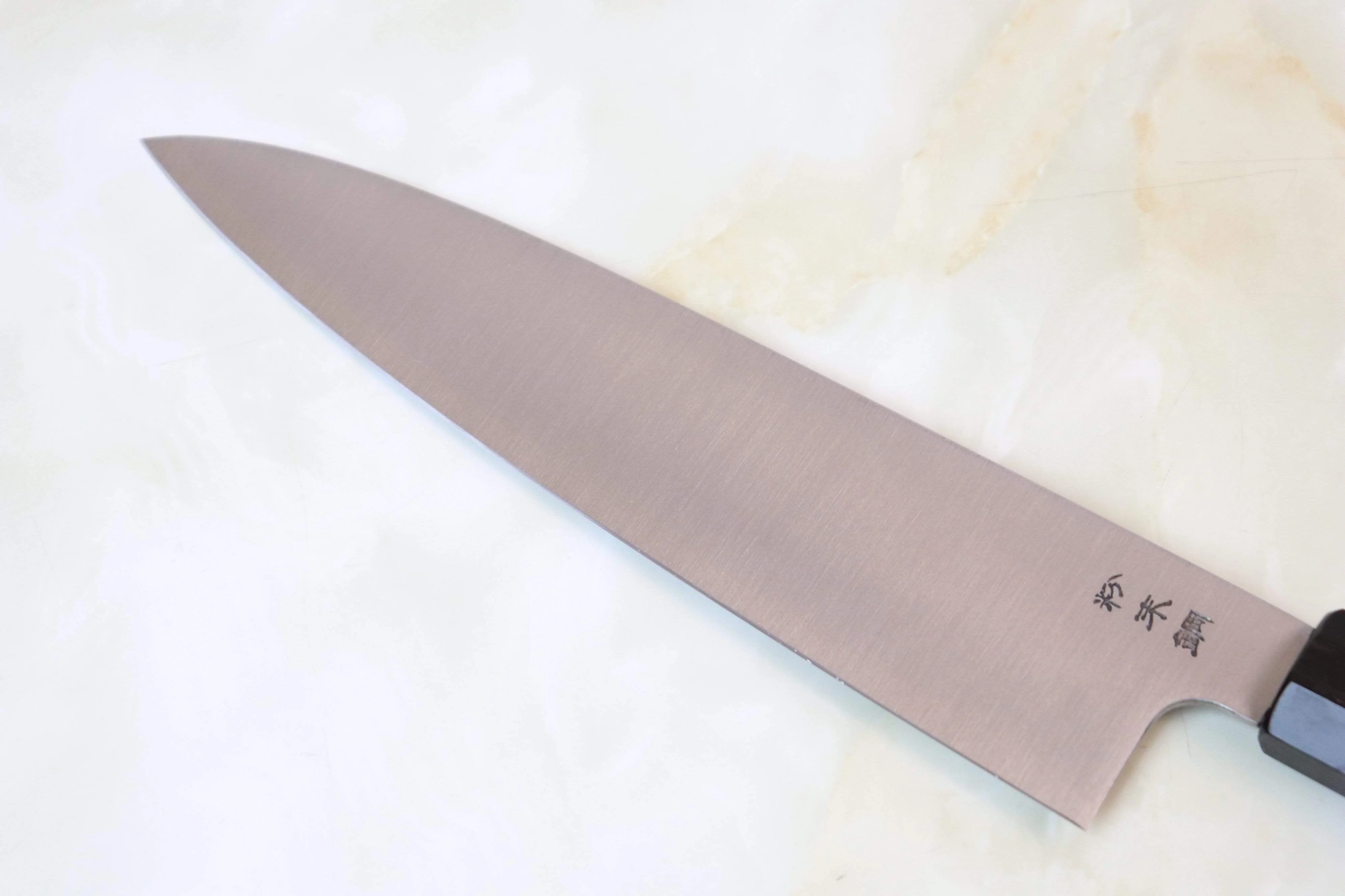 Sukenari R-2 Clad Wa Series Wa Gyuto (210 to 270mm, 3 sizes, Octagon Shaped Bocote Wood Handle) - Image 5