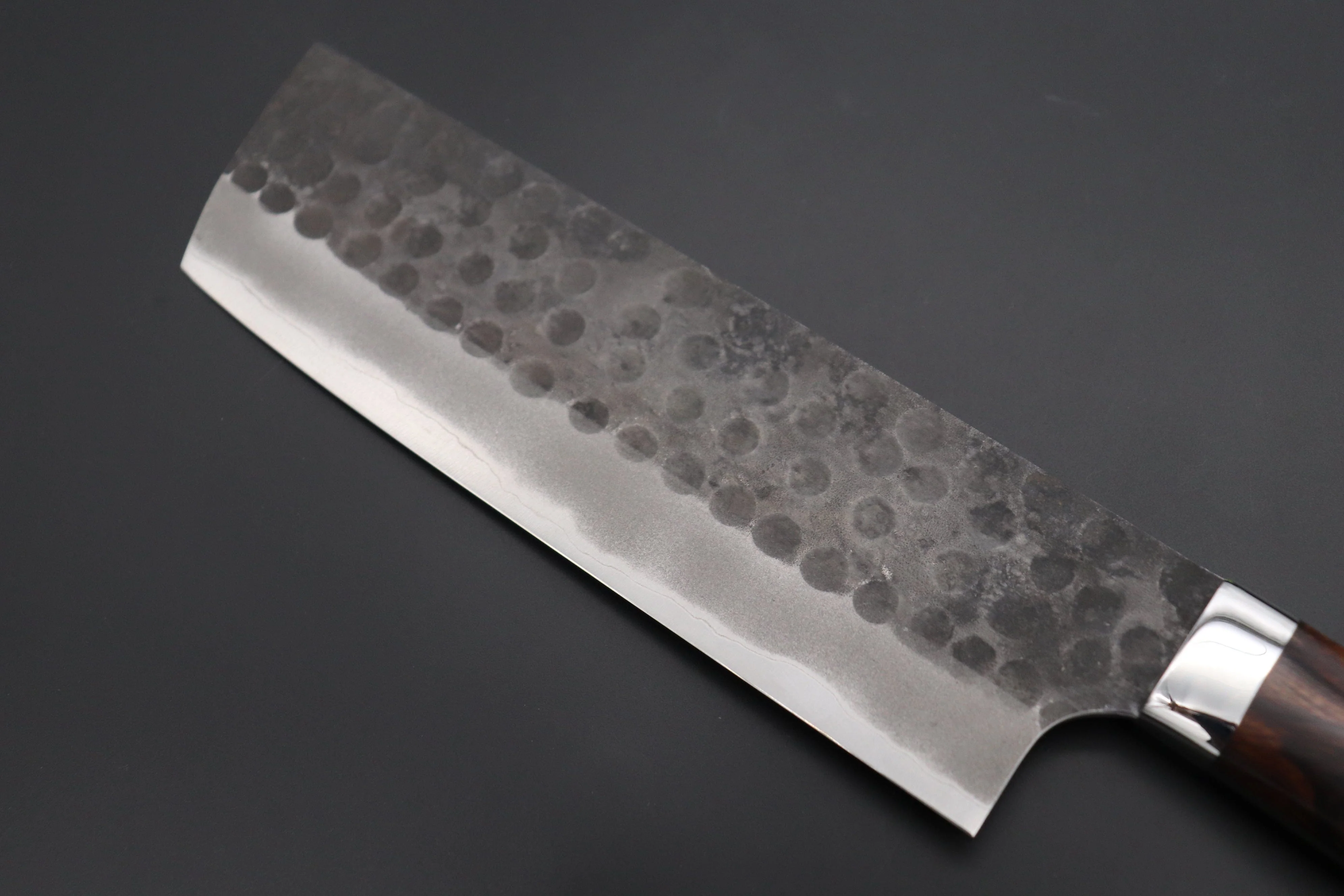 Takeshi Saji Aogami Super Custom Series Nakiri 165mm (6.4 inch, Ironwood Handle) - Image 6