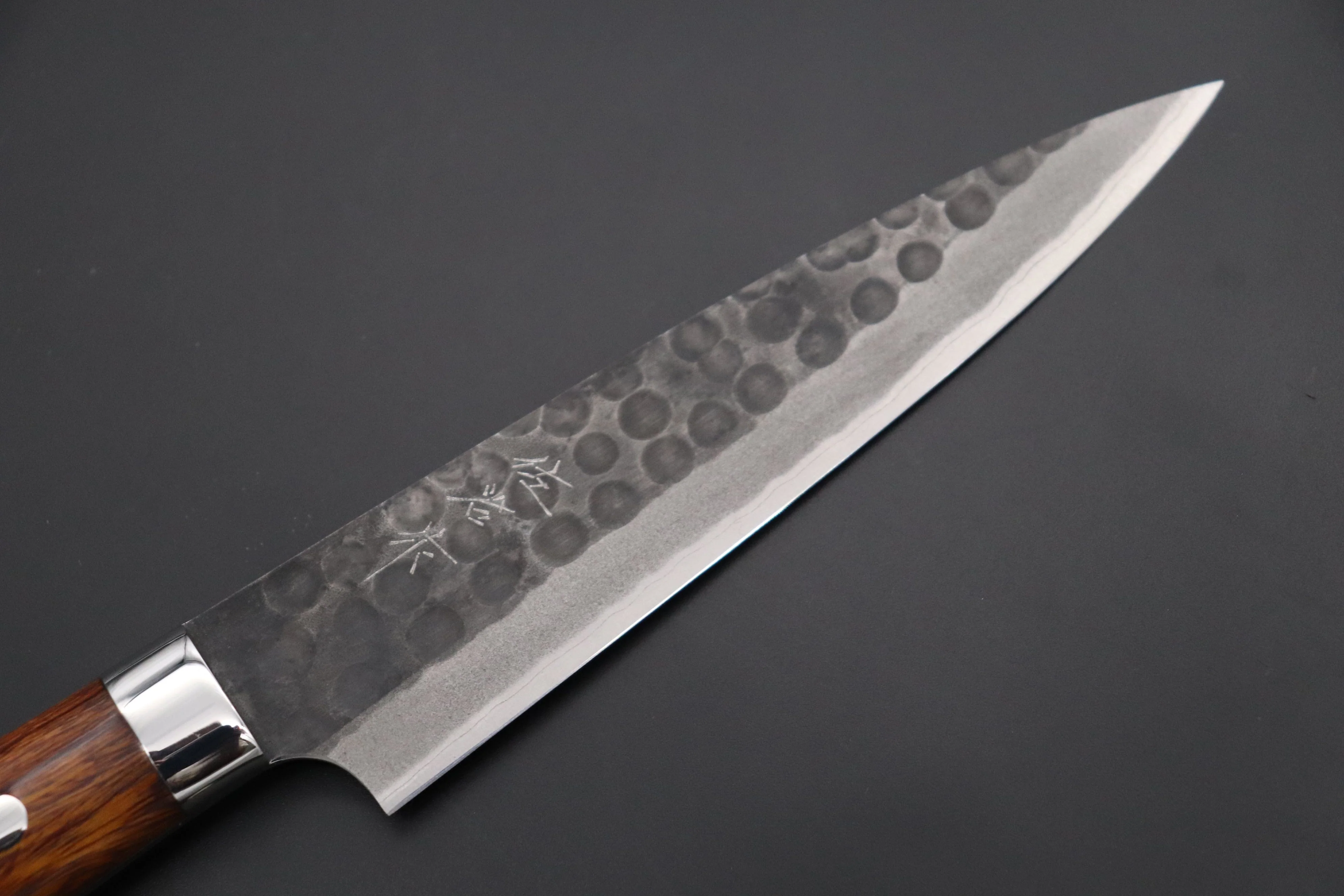 Takeshi Saji Aogami Super Custom Series Petty (135mm and 150mm, 2 Sizes, Irownwood Handle) - Image 6