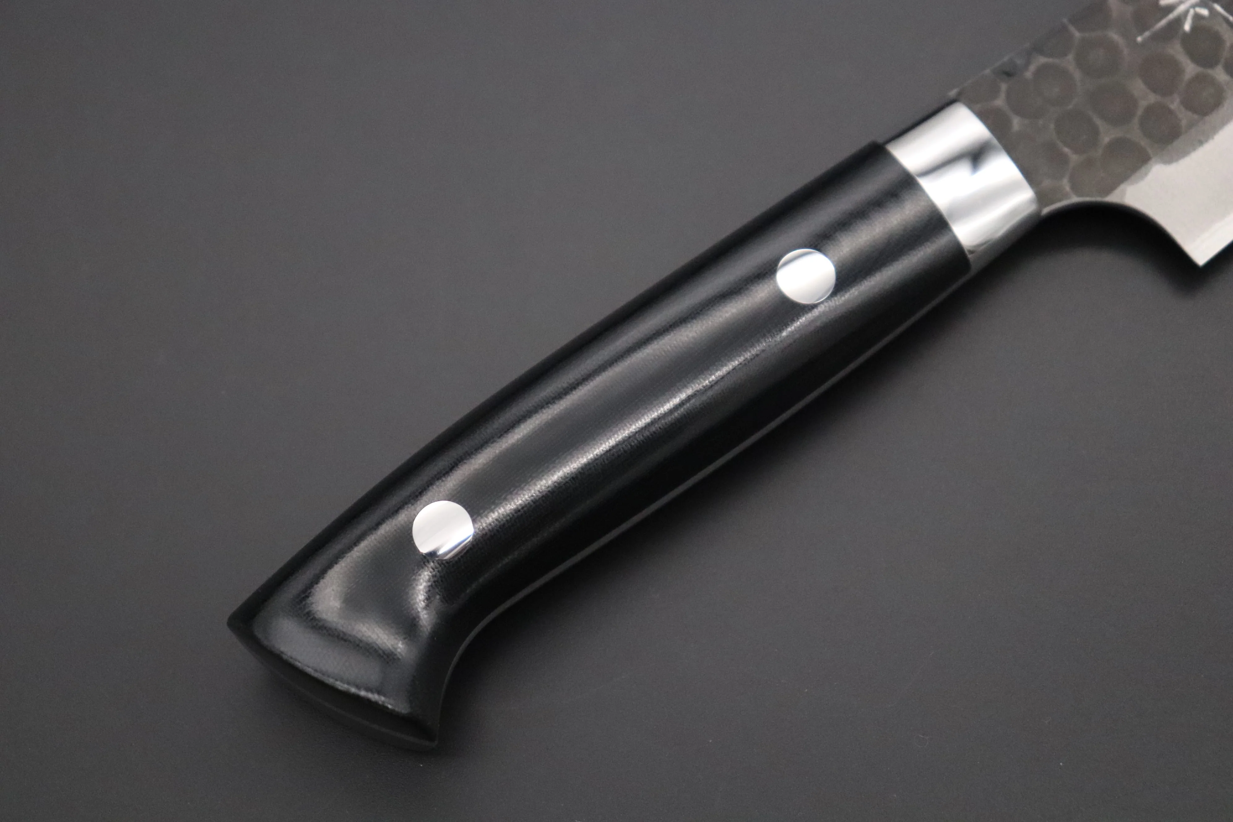 Takeshi Saji Aogami Super Custom Series Petty (130mm and 150mm, Linen Micarta Handle) - Image 3