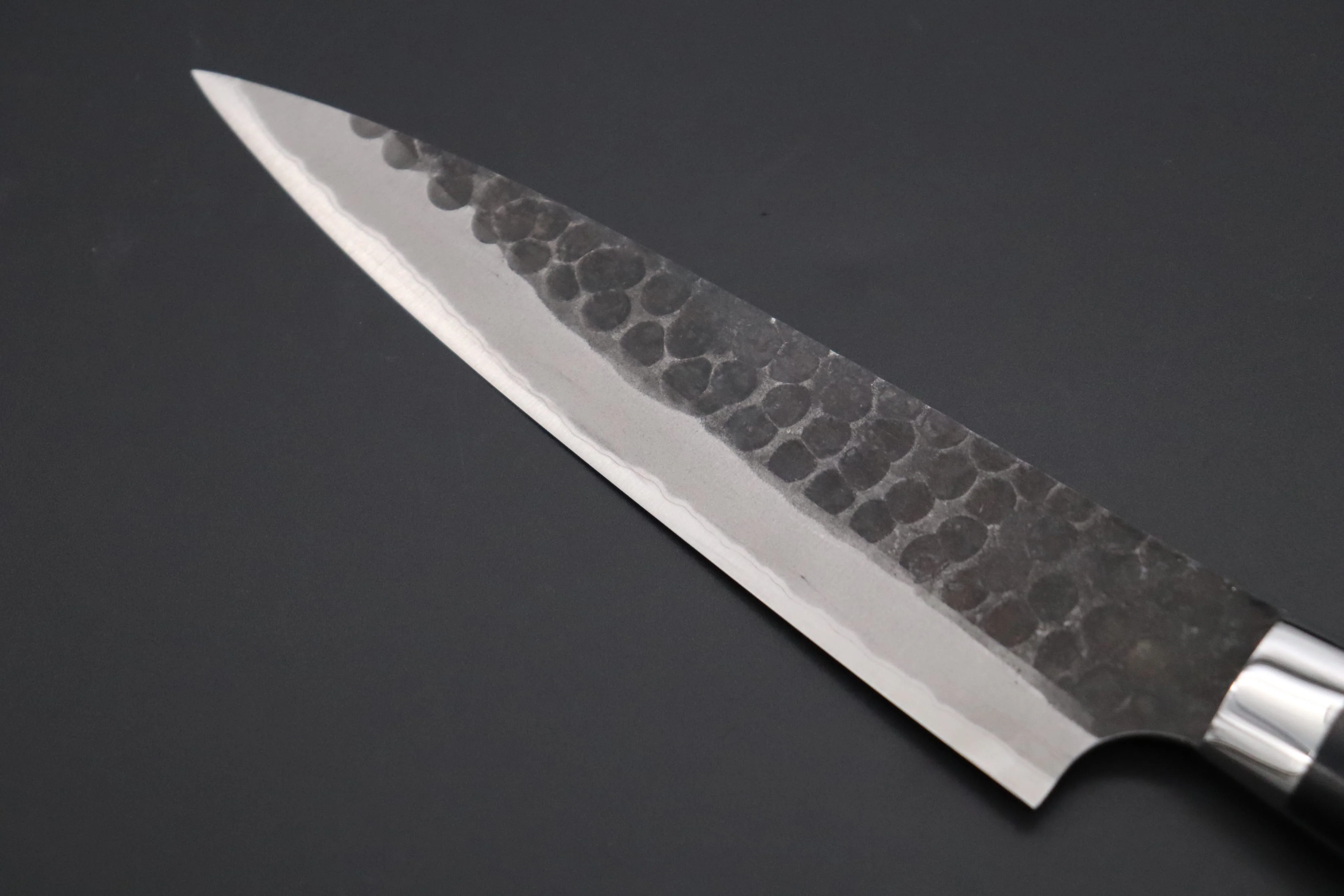 Takeshi Saji Aogami Super Custom Series Petty (130mm and 150mm, Linen Micarta Handle) - Image 6