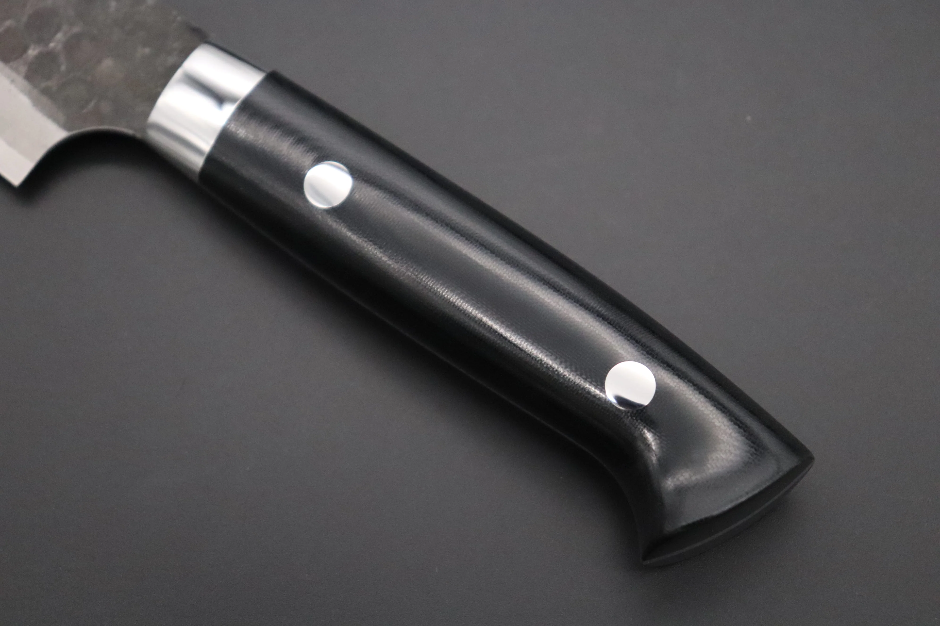 Takeshi Saji Aogami Super Custom Series Petty (130mm and 150mm, Linen Micarta Handle) - Image 7