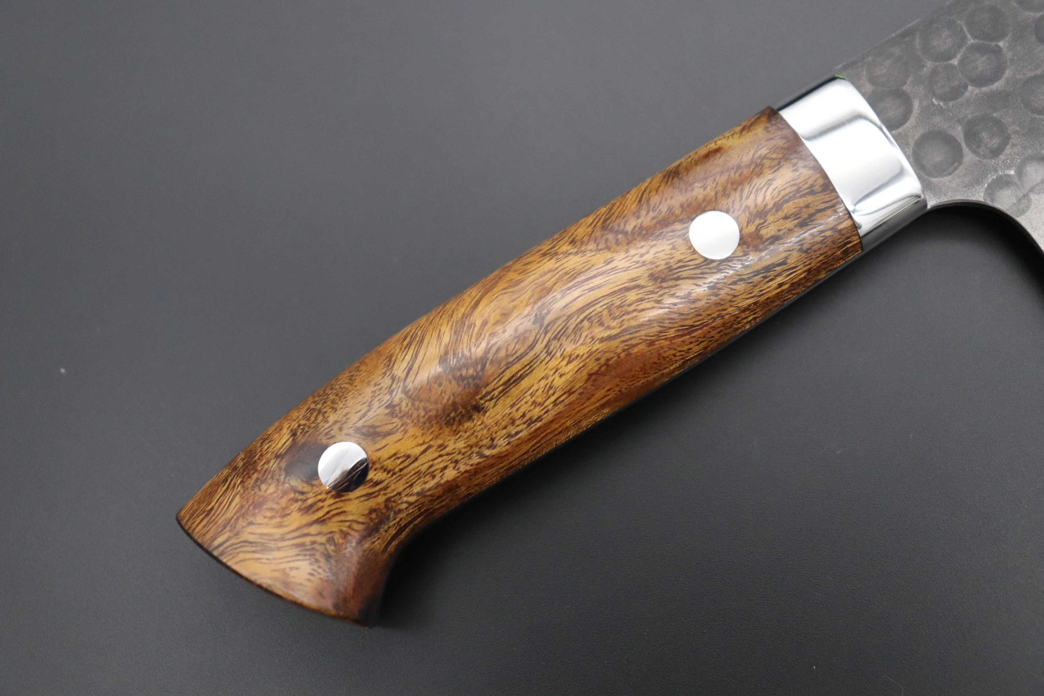 Takeshi Saji Aogami Super Custom Series Santoku 180mm (7 inch, Ironwood Handle) - Image 3