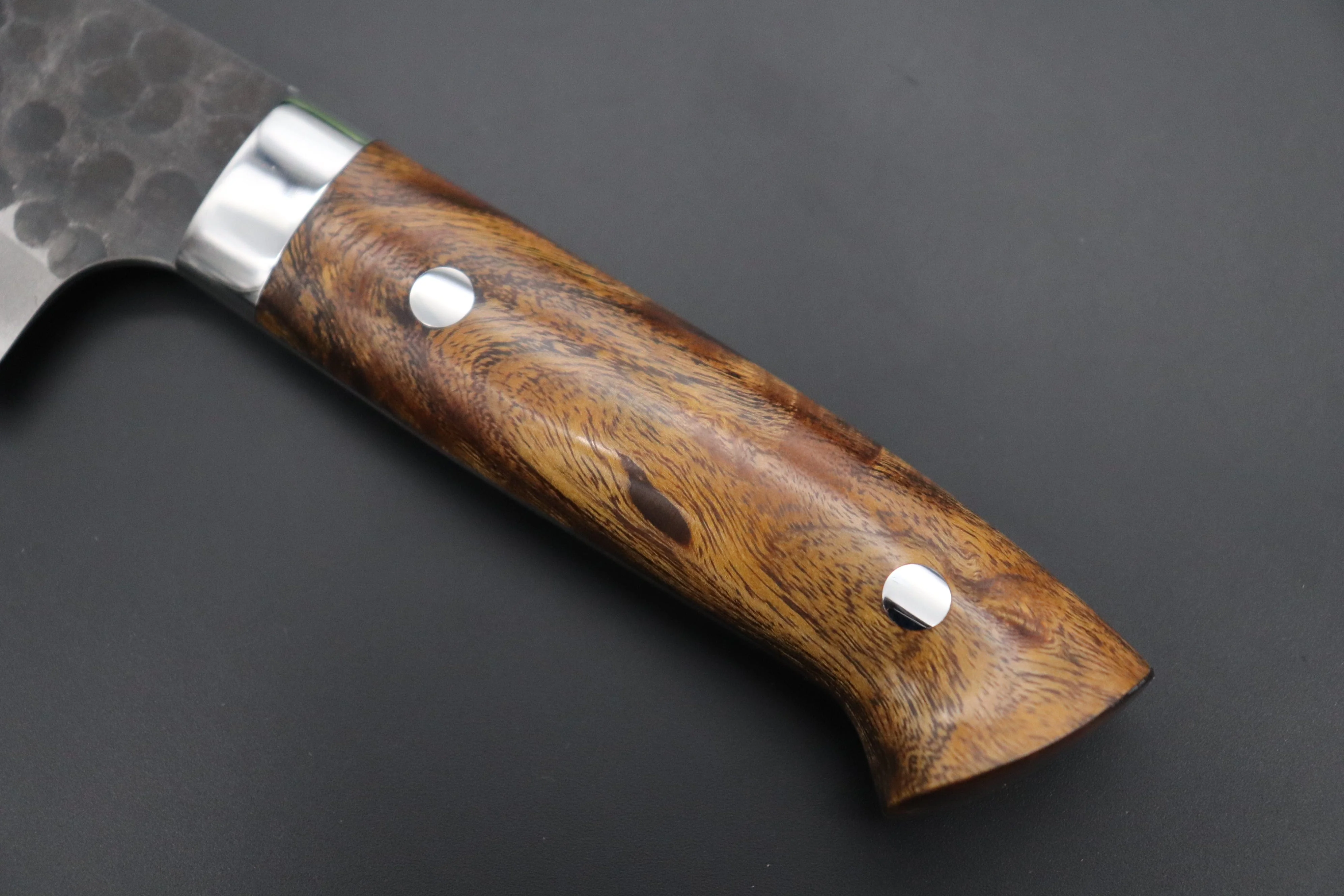 Takeshi Saji Aogami Super Custom Series Santoku 180mm (7 inch, Ironwood Handle) - Image 7