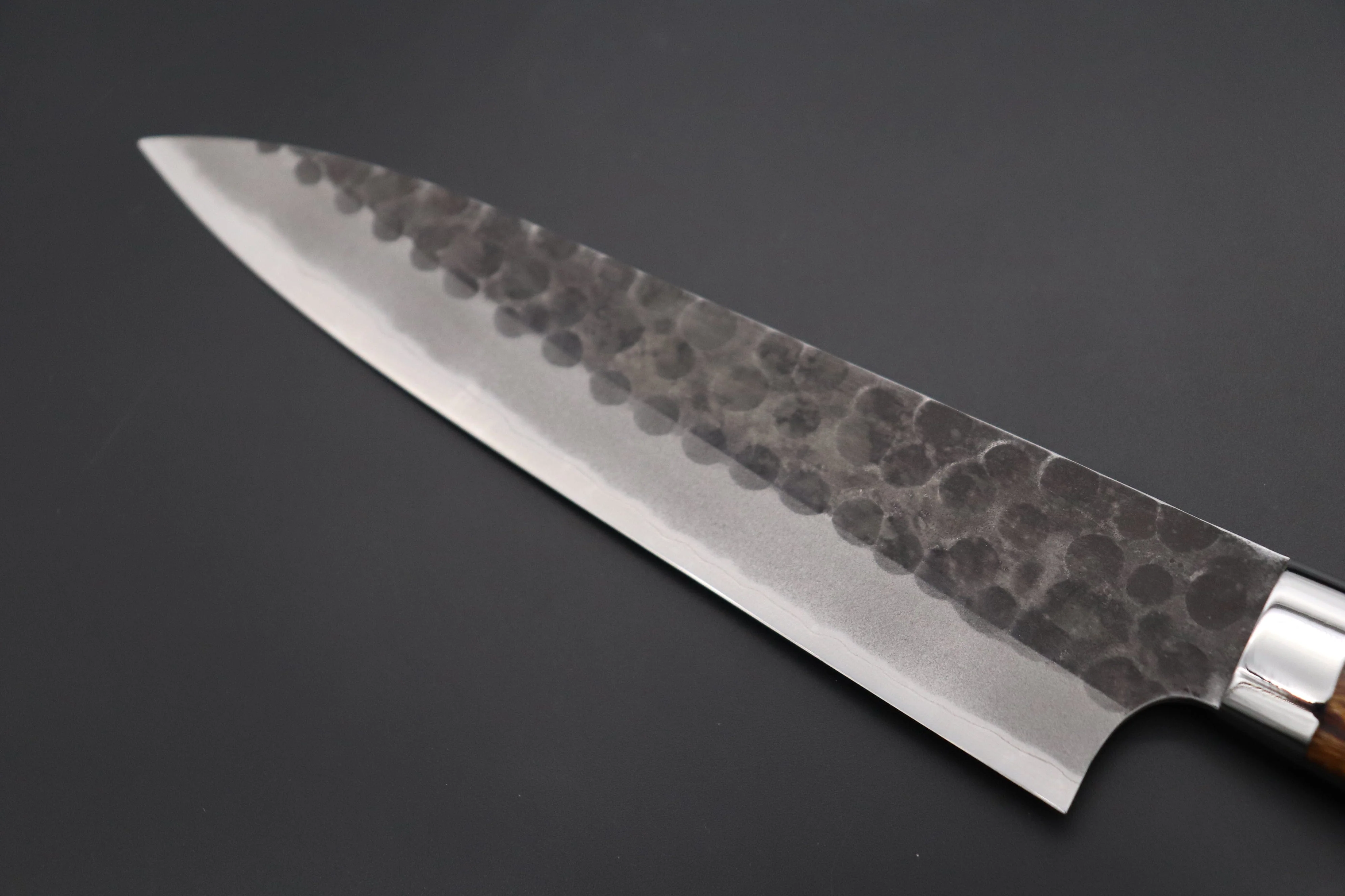 Takeshi Saji Aogami Super Custom Series Gyuto (180mm to 270mm, 4 sizes, Ironwood Handle) - Image 6