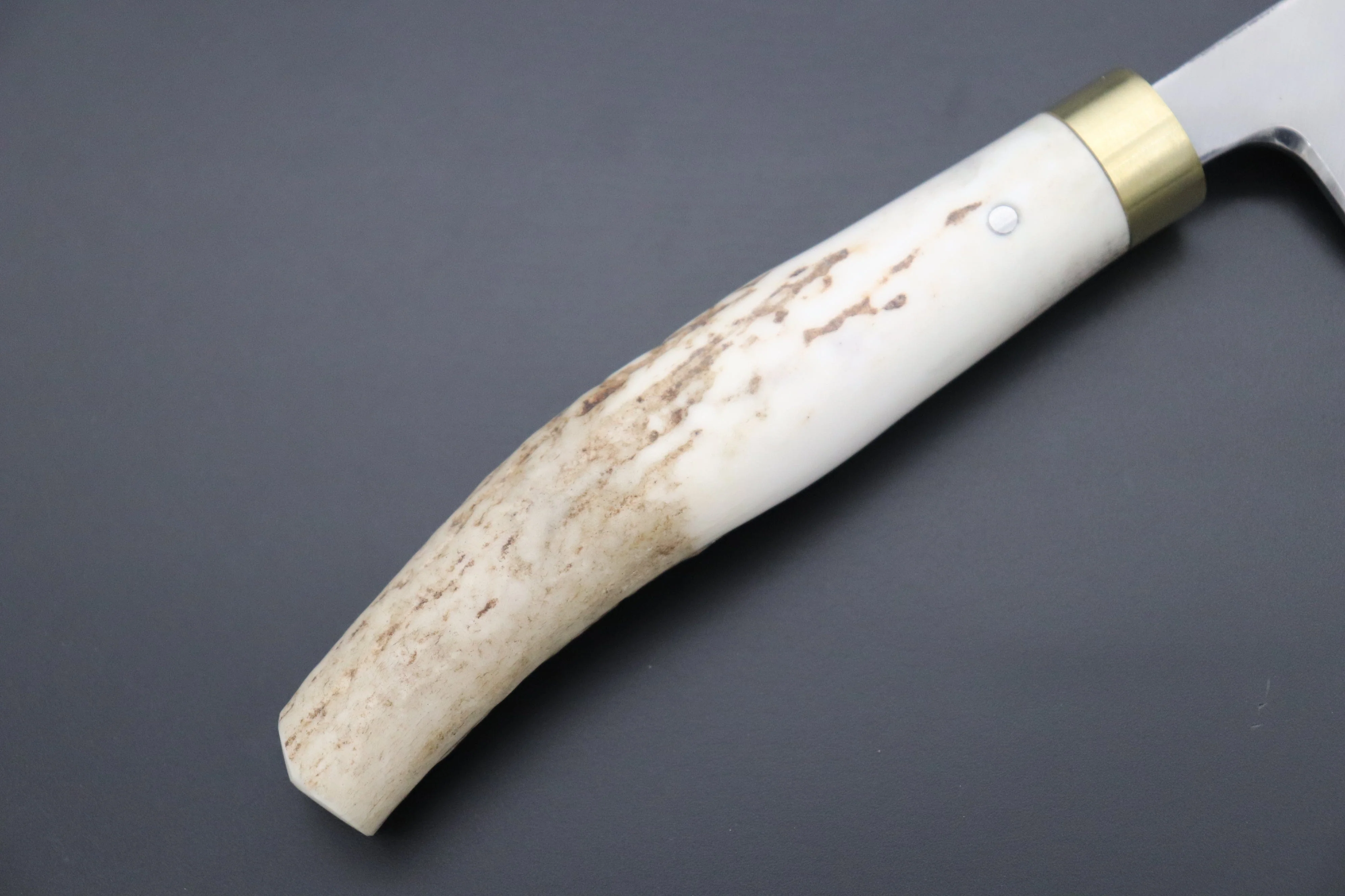 Takeshi Saji Gingami No.3 Wa Bocho Series Ajikiri 105mm (4.1inch, Stag Handle) - Image 3
