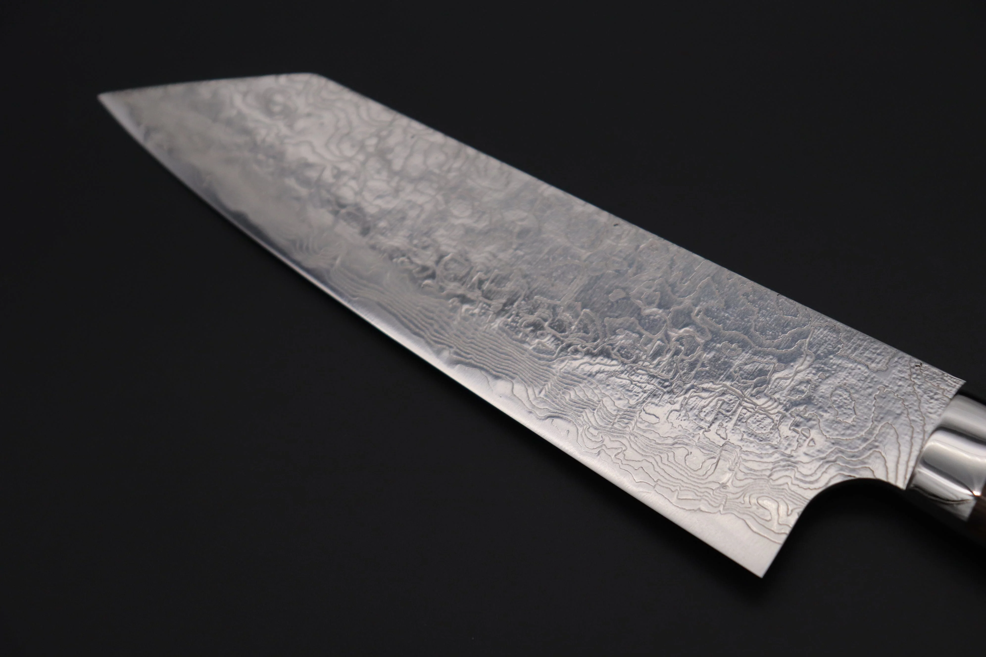Takeshi Saji R-2 Custom Diamond Damascus Wild Series SRDD-BI Bunka180mm (Desert Ironwood Handle) - Image 6