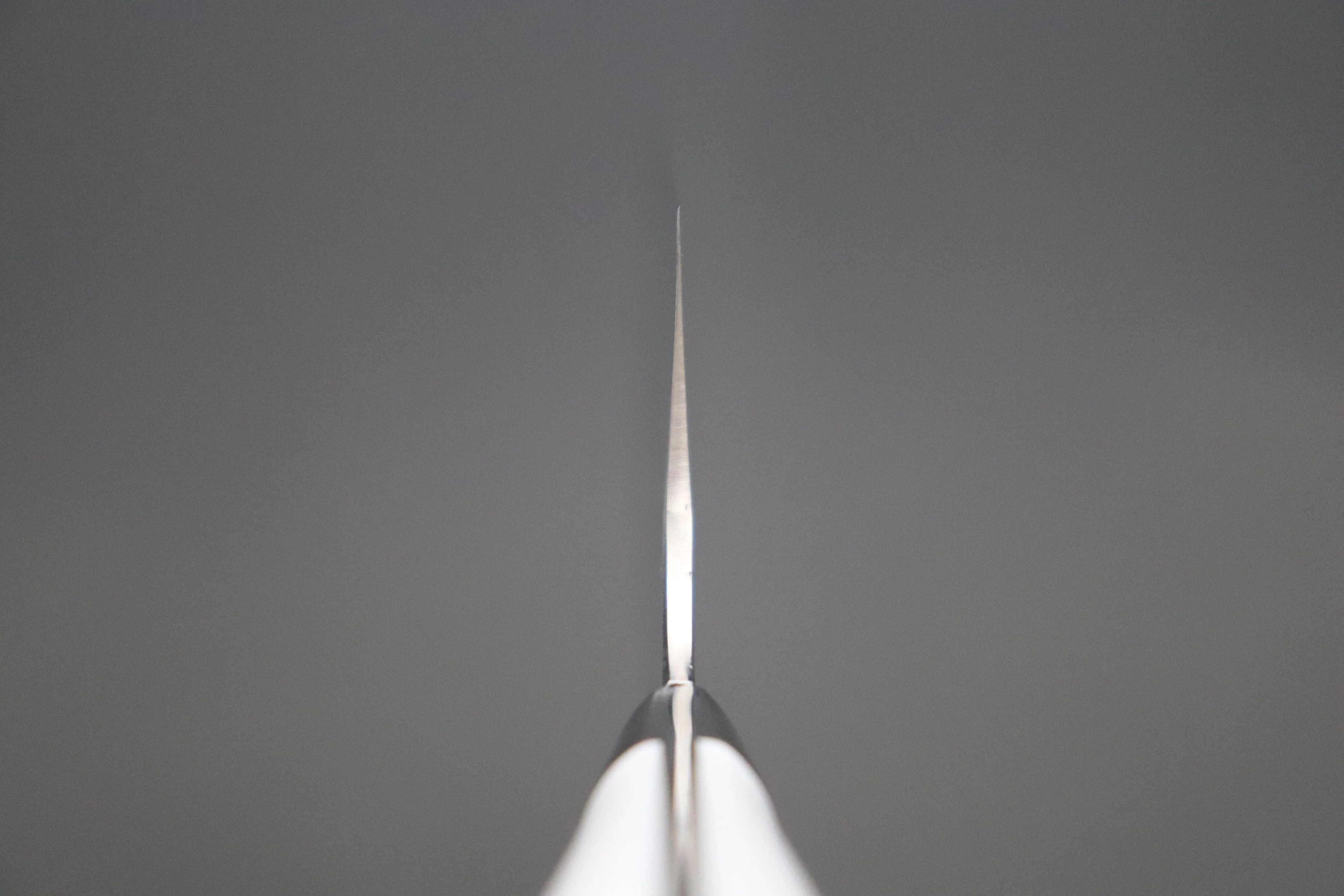 Takeshi Saji SRS-13 Hammer Forged, Custom Handmade Handle Series Nakiri 165mm (6.4 inch, White Corian Handle) - Image 5