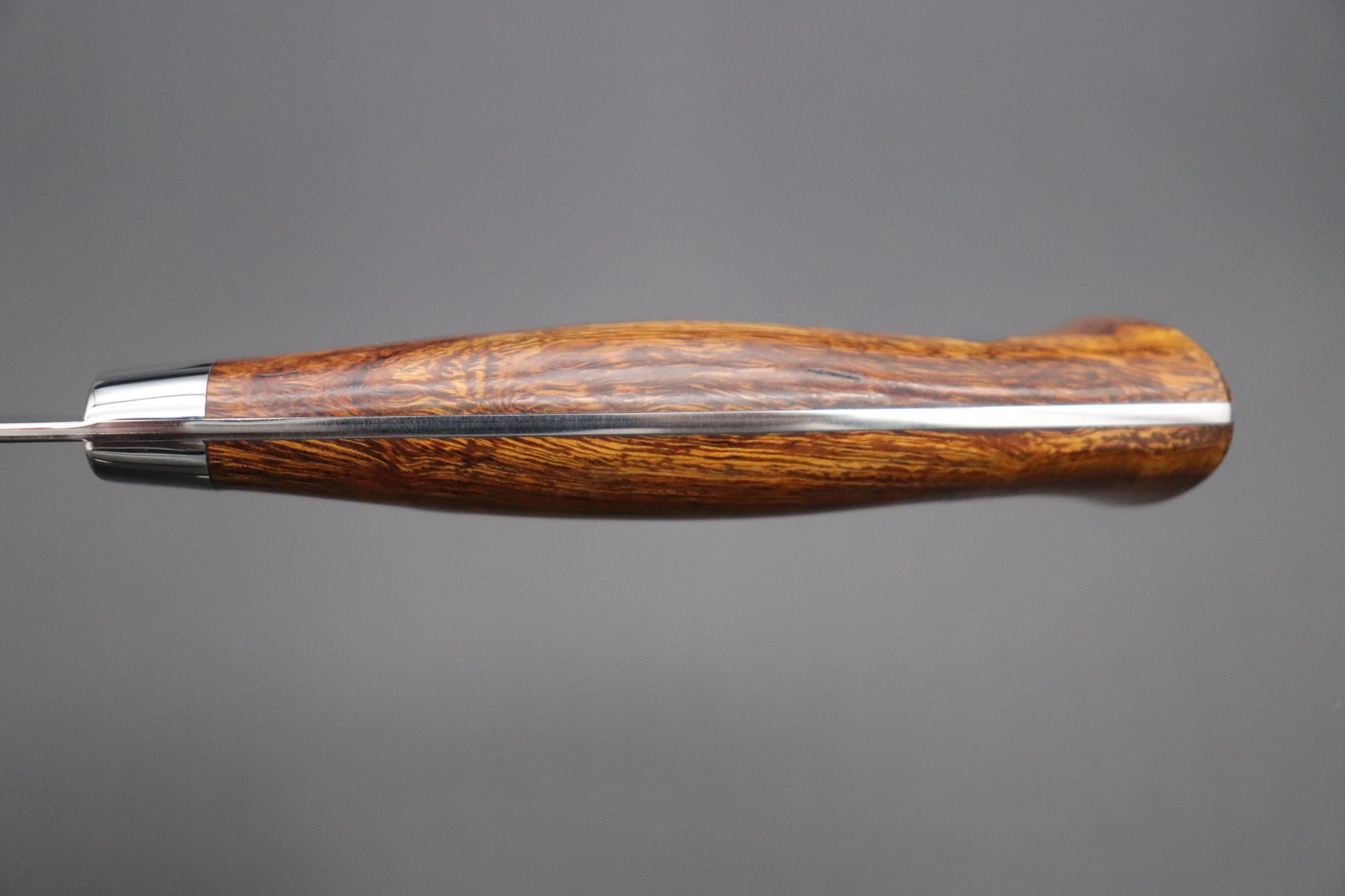 Takeshi Saji SRS-13 Hammer Forged, Custom Handmade Handle Series Bunka 170mm (6.6 inch, Ironwood Handle) - Image 7