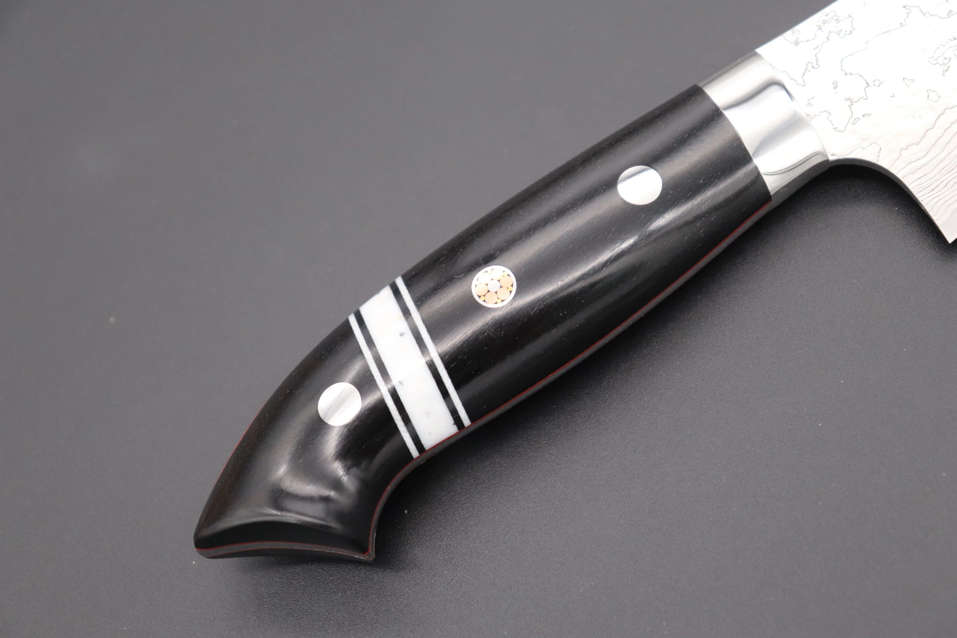 Takeshi Saji SUMMIT ― Limited Edition Custom Series SMT-577 R-2 Custom Damascus Gyuto 180mm (7 Inch) - Image 3