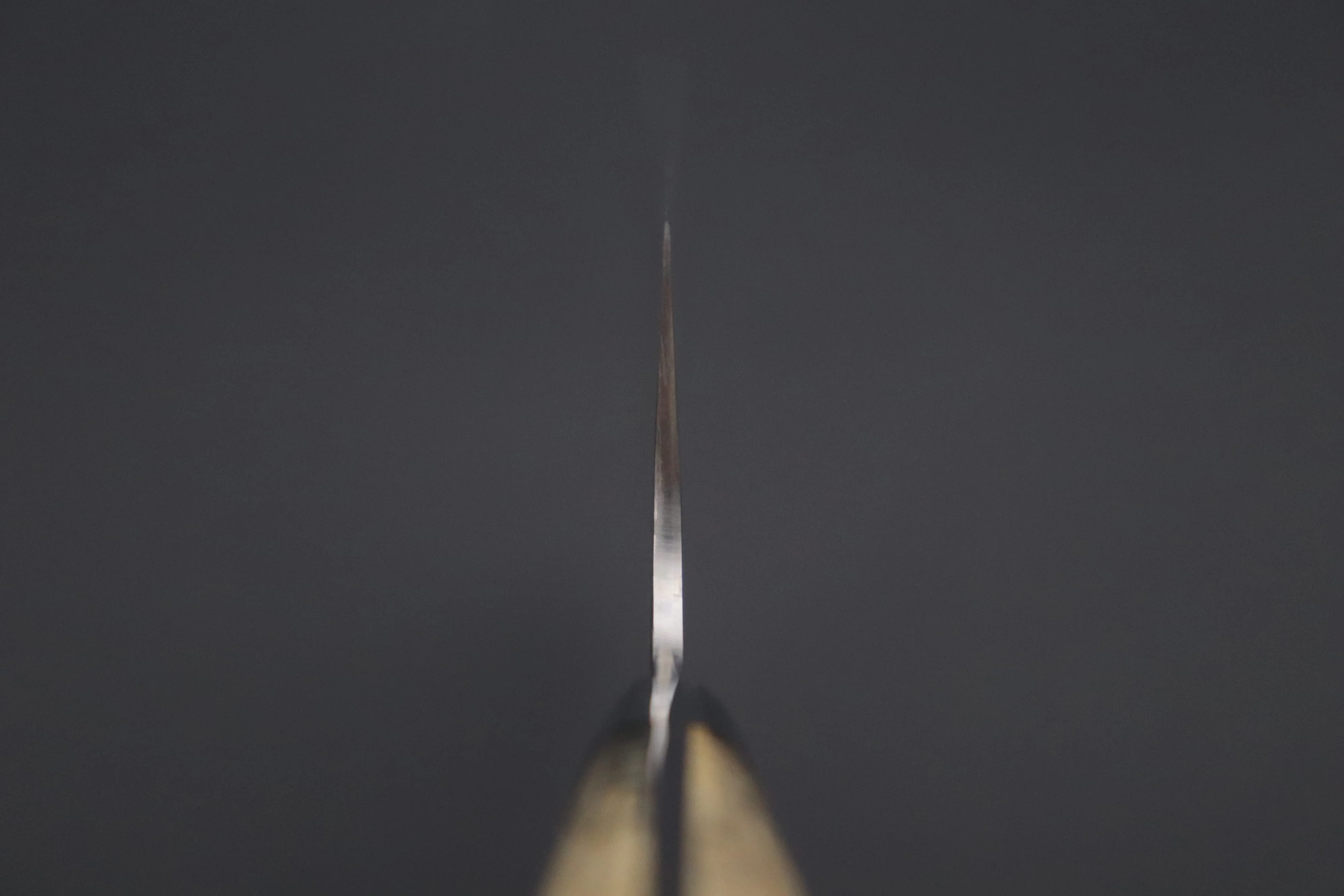 Takeshi Saji SUMMIT ― Limited Edition Custom Series  SMT-1153 VG-10W Multi-Colored Golden-Rainbow Damascus Nakiri 165mm (6.4 Inch) - Image 4