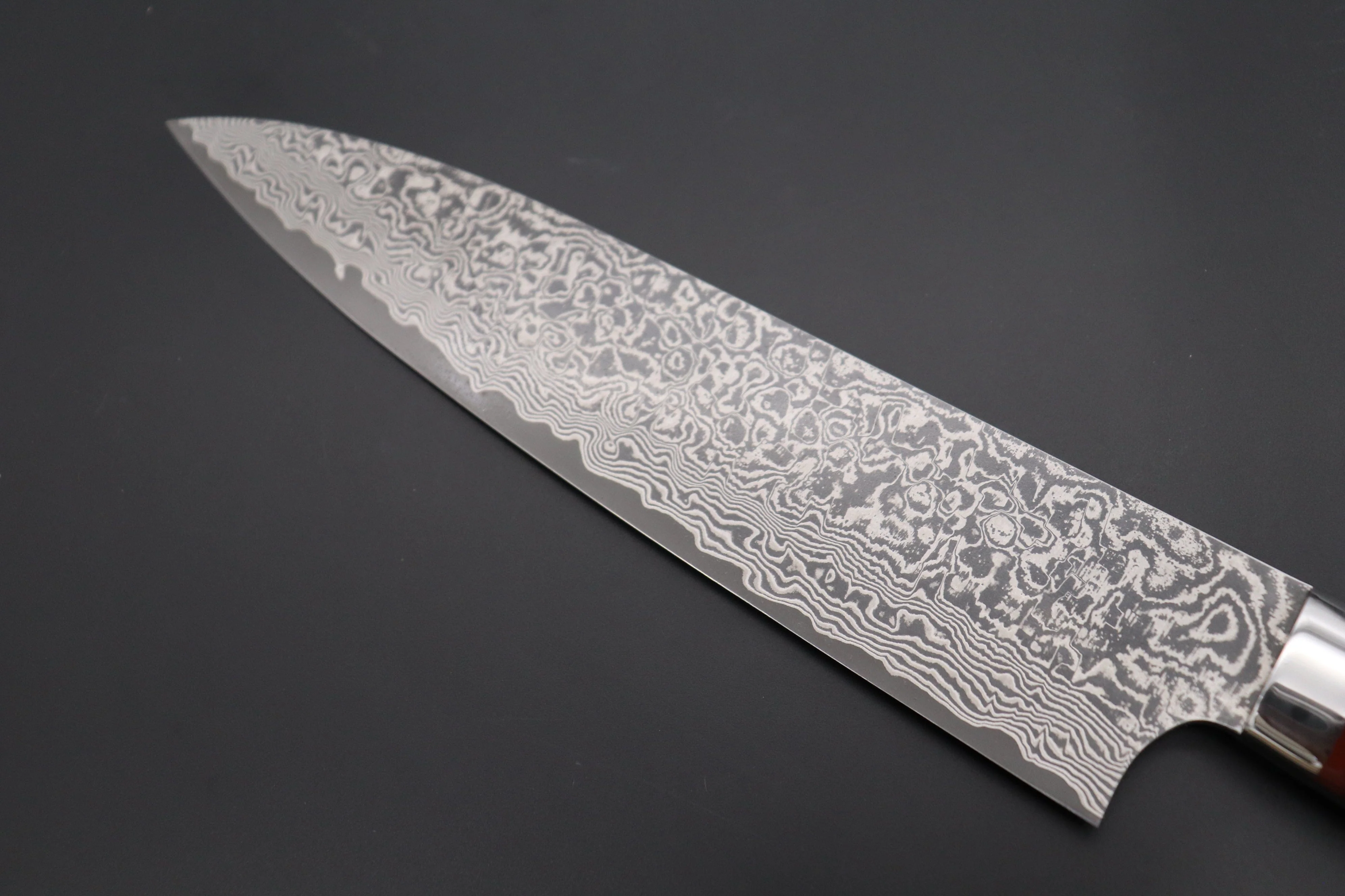 Takeshi Saji SUMMIT ― Limited Edition Custom Series  SMT-804 R-2 Custom Damascus Gyuto 210mm (8.2 Inch) - Image 6