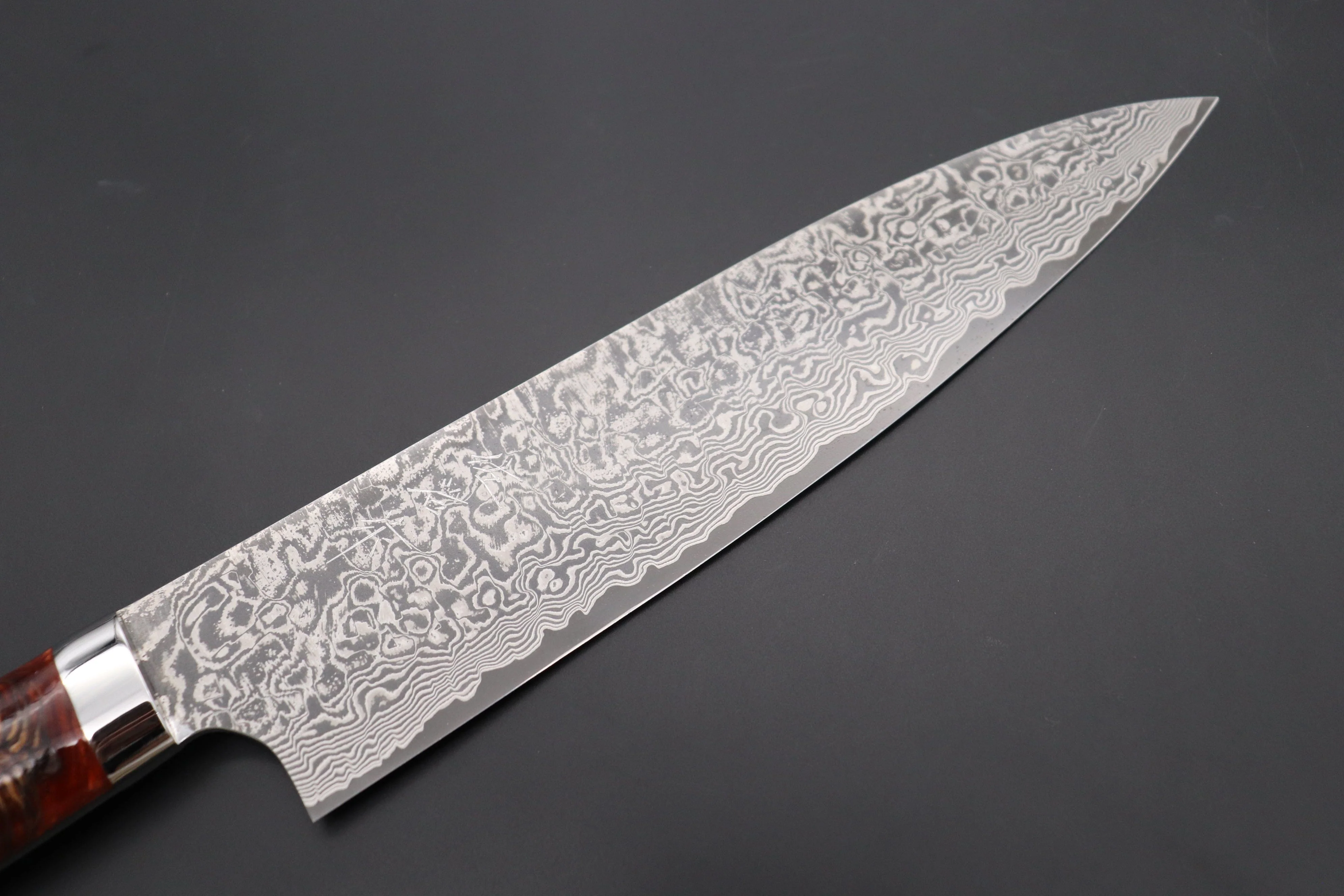 Takeshi Saji SUMMIT ― Limited Edition Custom Series  SMT-805 R-2 Custom Damascus Gyuto 210mm (8.2 Inch) - Image 2