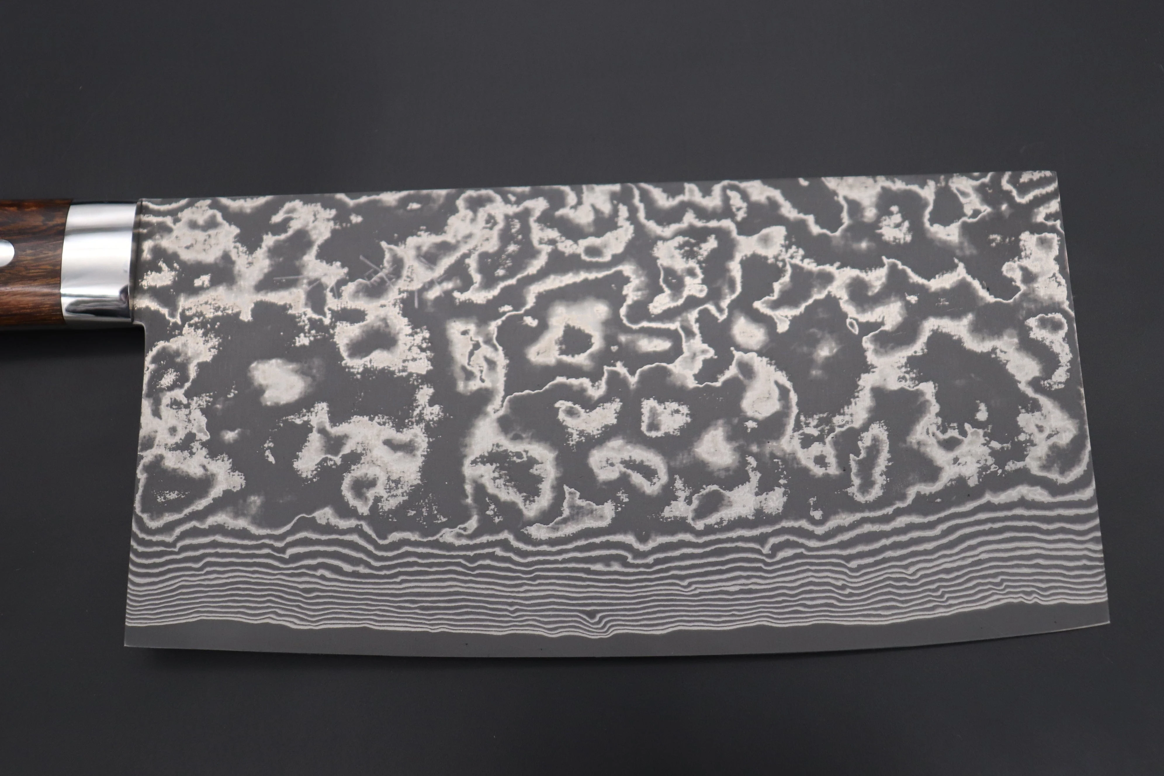 Takeshi Saji VG-10 Custom Damascus TS-CC2 Chinese Cleaver (Ironwood  Handle) - Image 2