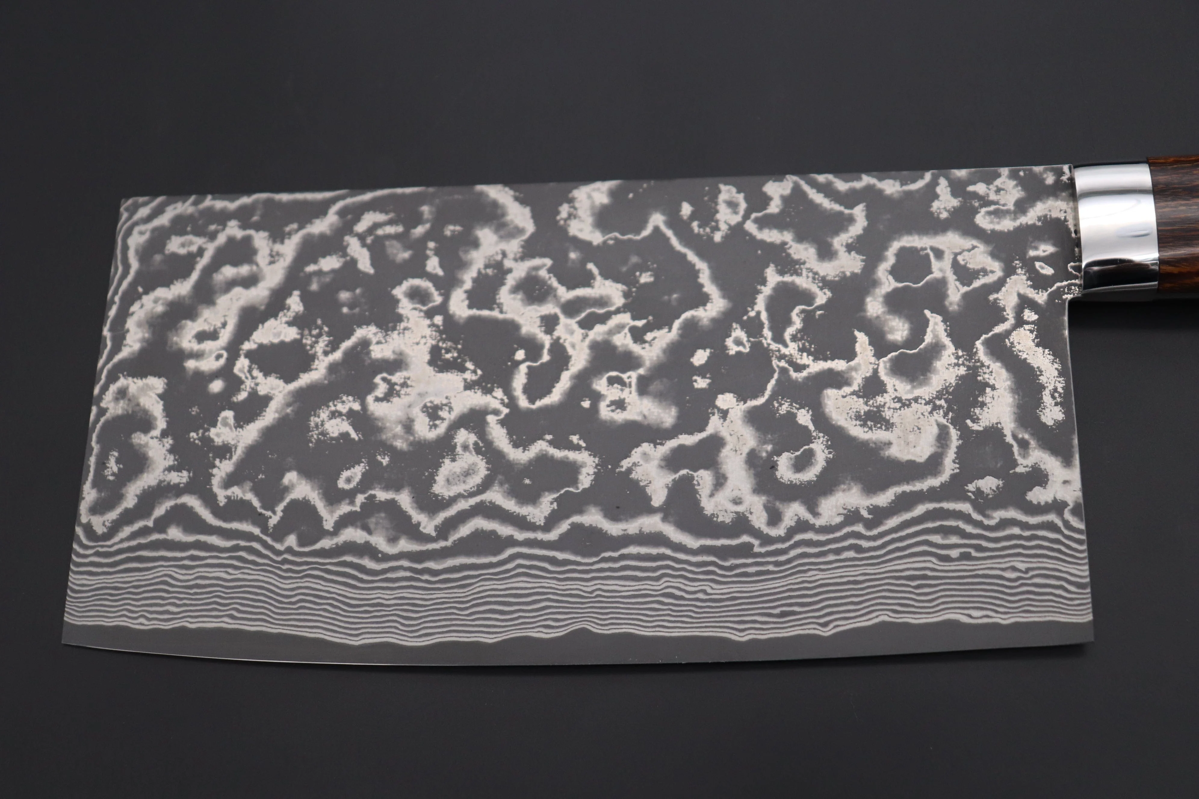 Takeshi Saji VG-10 Custom Damascus TS-CC2 Chinese Cleaver (Ironwood  Handle) - Image 5